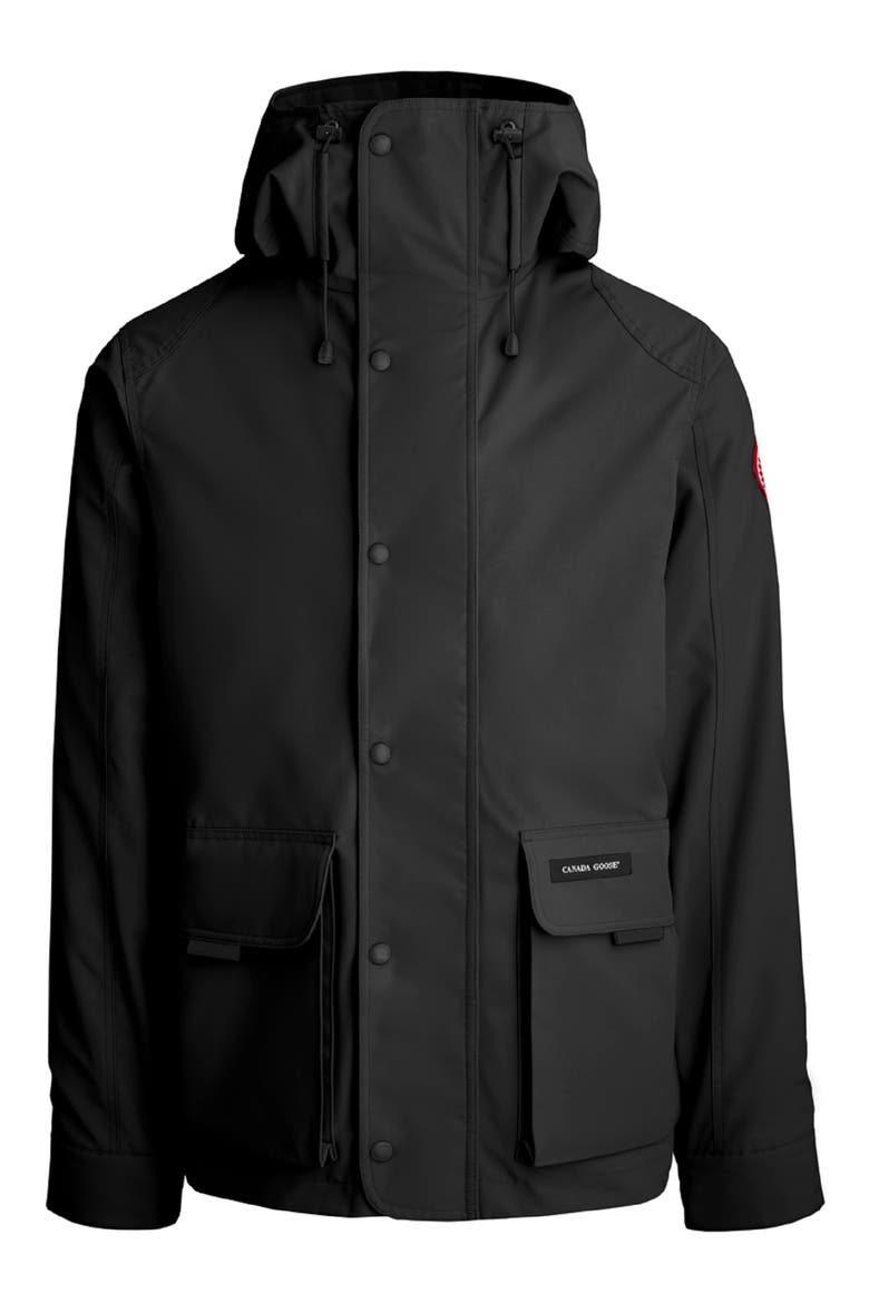 Lockeport Water Resistant Jacket, Alternate, color, BLACK