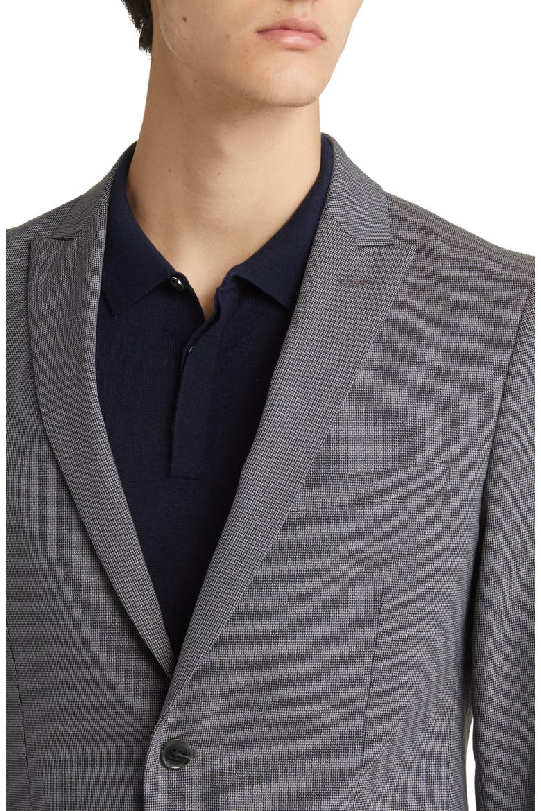 Microcheck Suit, Alternate, color, GREY