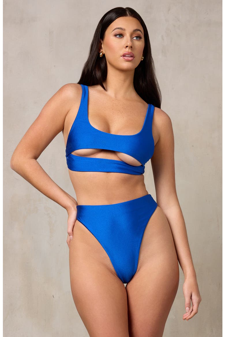 Lucky Bikini Top, Alternate, color, Cobalt