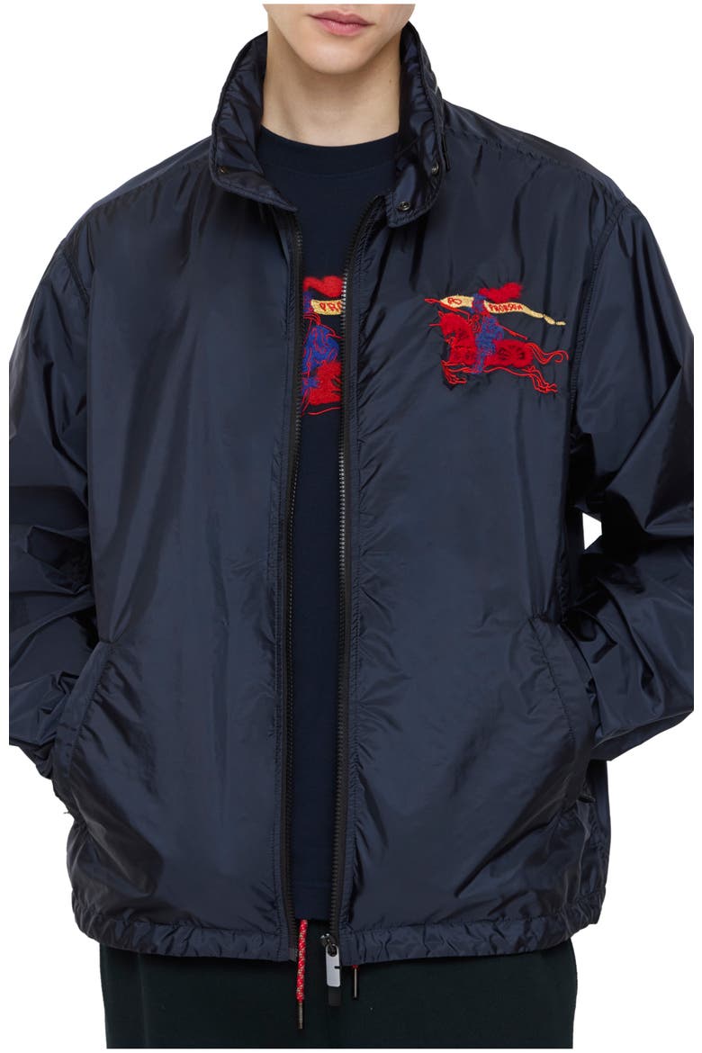 Knight Nylon Jacket, Main, color, Navy