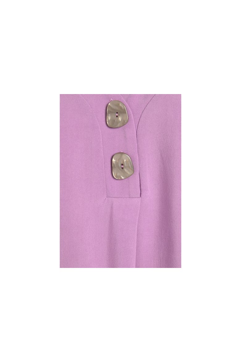 Button Detail Blouse, Alternate, color, Lilac