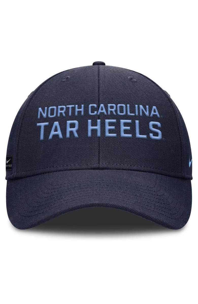 Nike Men's Nike Navy North Carolina Tar Heels Rise Practice Adjustable Hat, Alternate, color, Navy