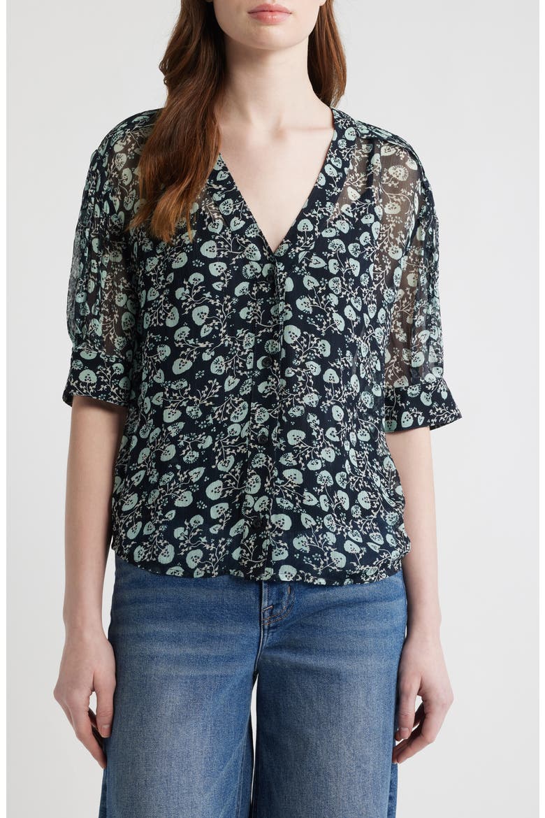 Taylor Floral Button-Up Shirt, Main, color, SAL FLORAL
