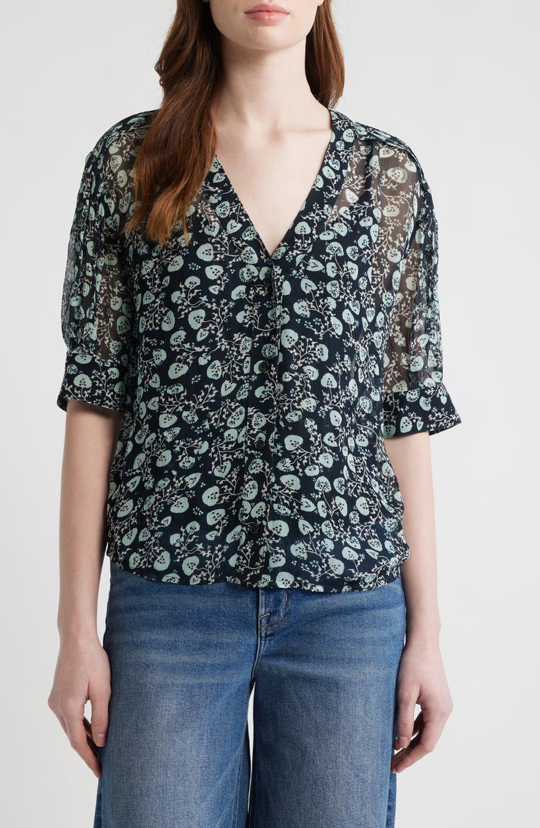 rag & bone Taylor Floral Button-Up Shirt, Main, color, Sal Floral