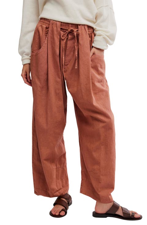 Chambers Laidback Linen & Cotton Drawstring Pants