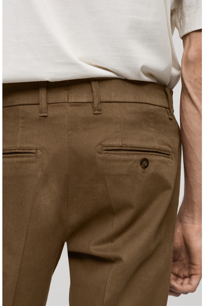 Regular Fit Cotton Pants, Alternate, color, KHAKI