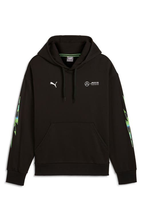 PUMA F1 Neon Energy Graphic Hoodie in Puma Black 