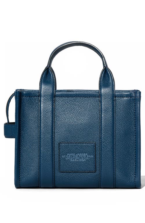 Marc Jacobs The Leather Small Tote Bag In Blue