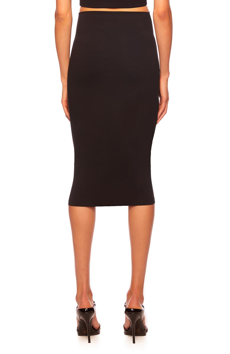 Susana Monaco Slim High Waist Stretch Pencil Skirt, Alternate, color, 