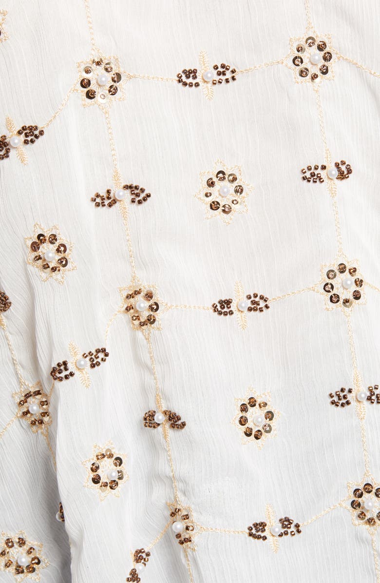 Endless Rose Bead Embroidered Halter Top, Alternate, color,