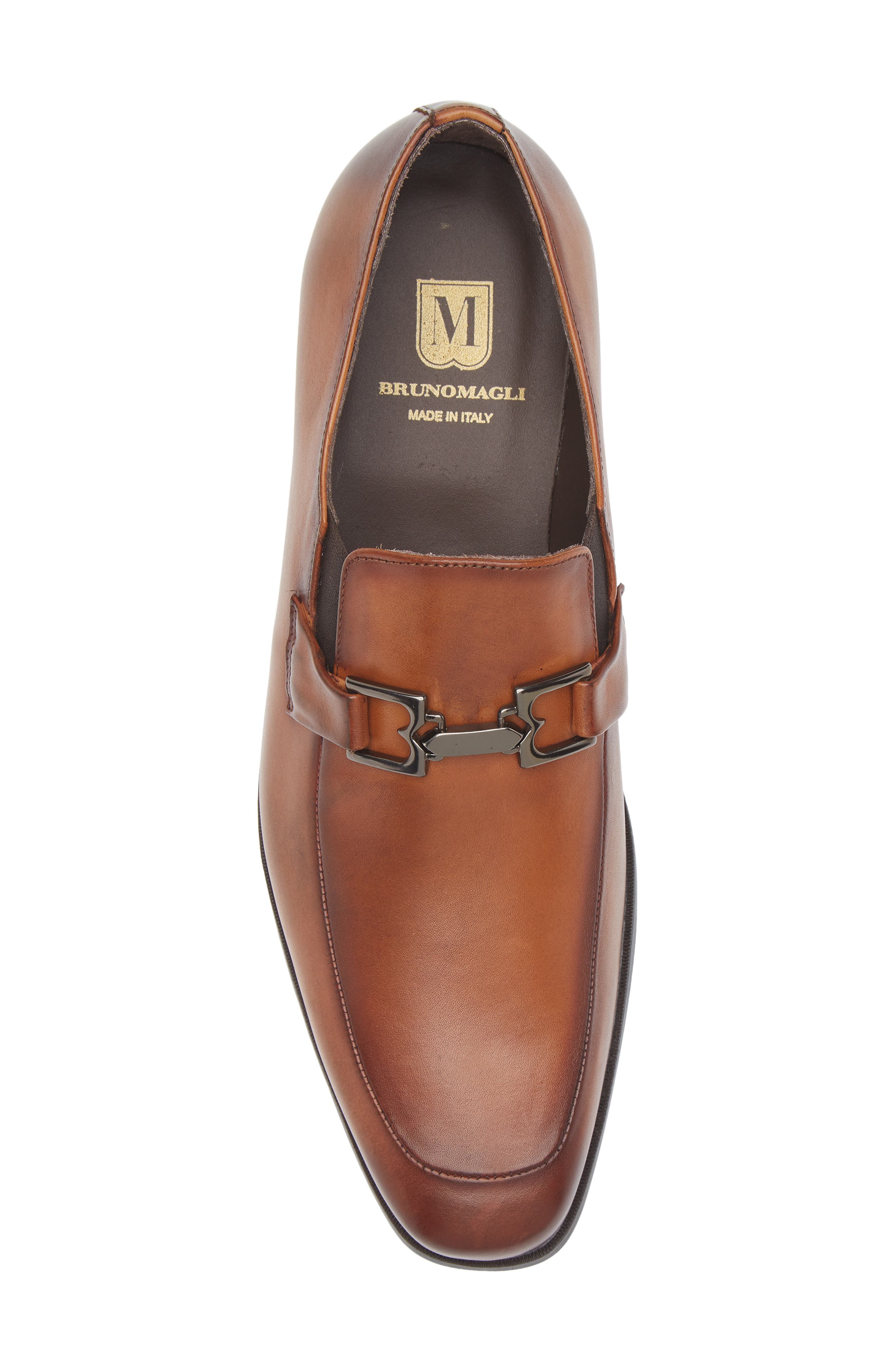 Bruno Magli Pitto Bit Loafer, Alternate, color, Cognac