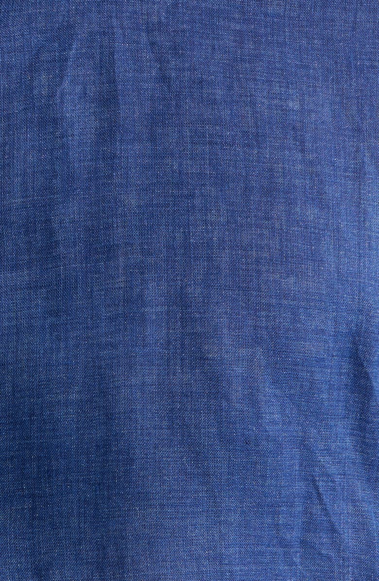 Canali Regular Fit Linen Dress Shirt, Alternate, color, 