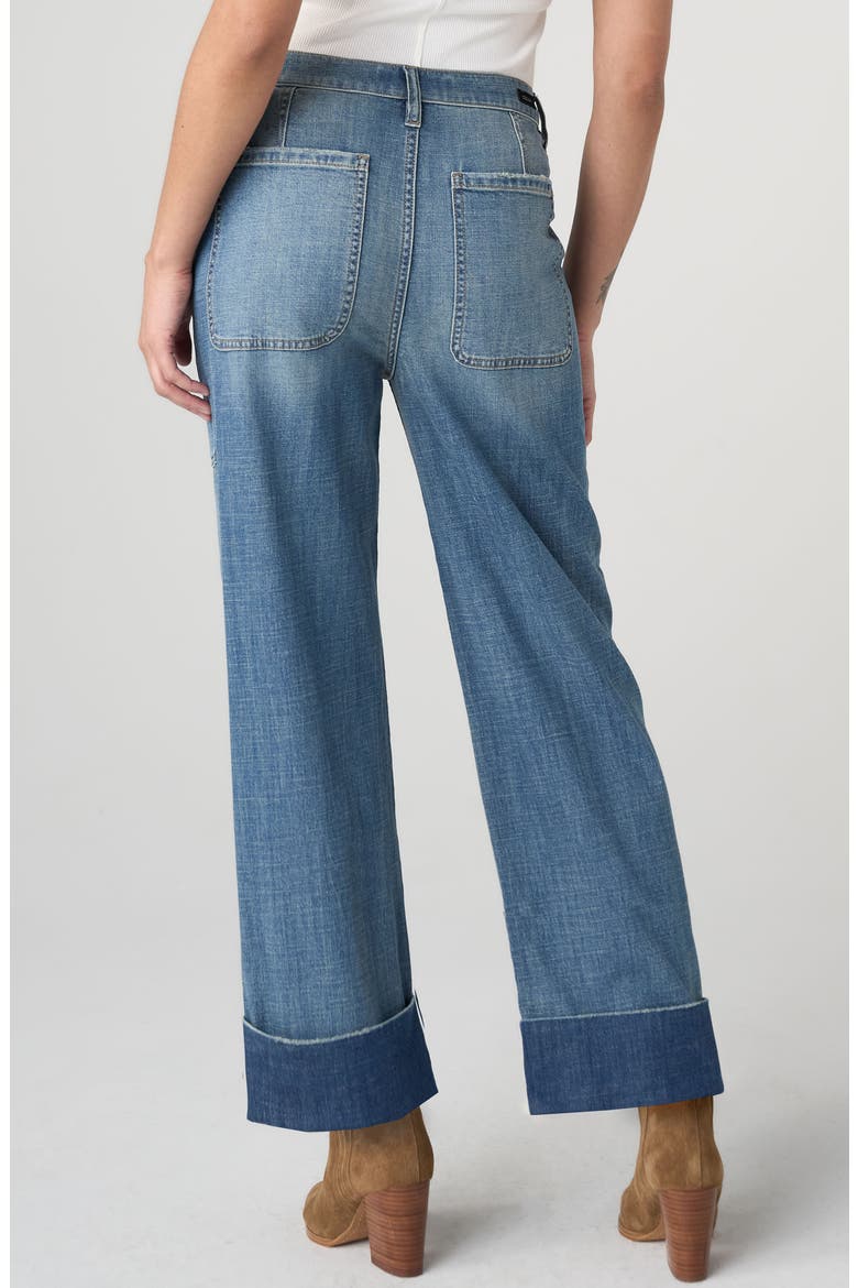 High Waist Crop Straight Leg Utility Pants, Alternate, color, DUSK BREEZE