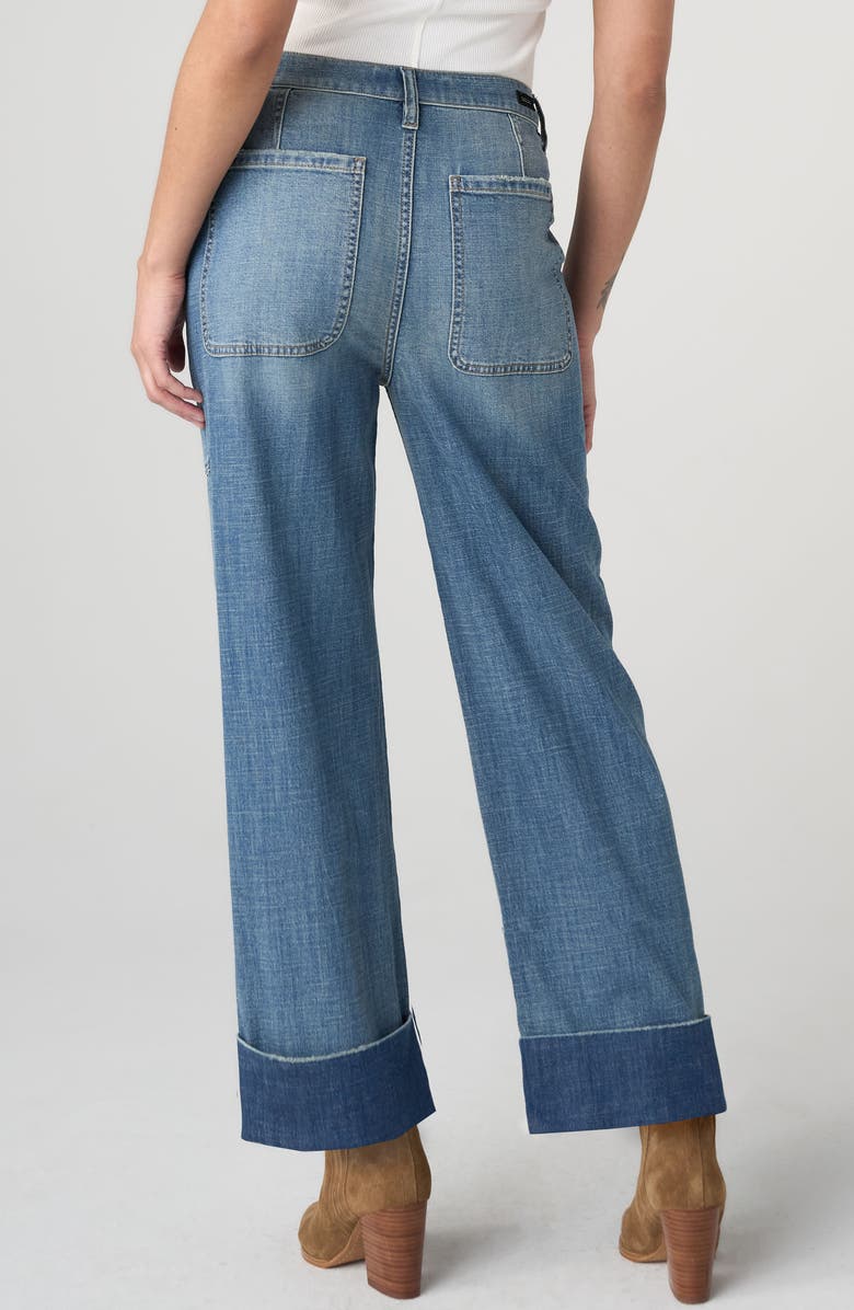 Liverpool High Waist Crop Straight Leg Utility Pants, Alternate, color, Dusk Breeze