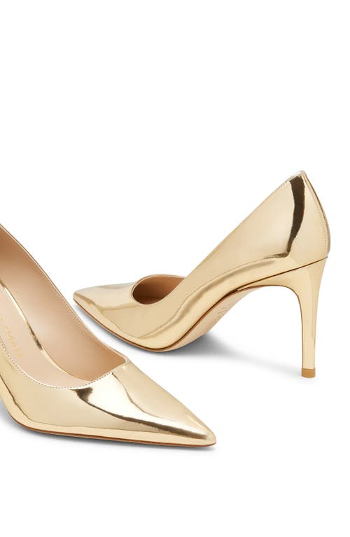 Stuart Weitzman Women's Stuart Power 85 Pumps In Platino