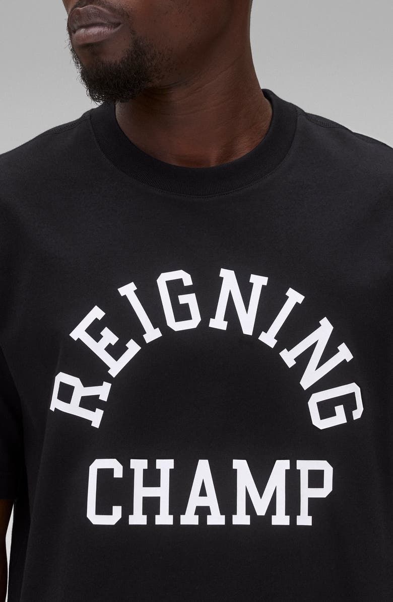 Reigning Champ Midweight Jersey Arch Logo T-Shirt, Alternate, color, 