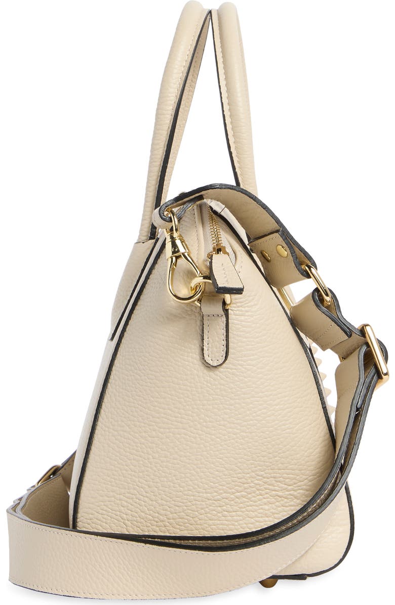 VALENTINO BY MARIO VALENTINO Minimi VLOGO Leather Shoulder Bag, Alternate, color, Milk