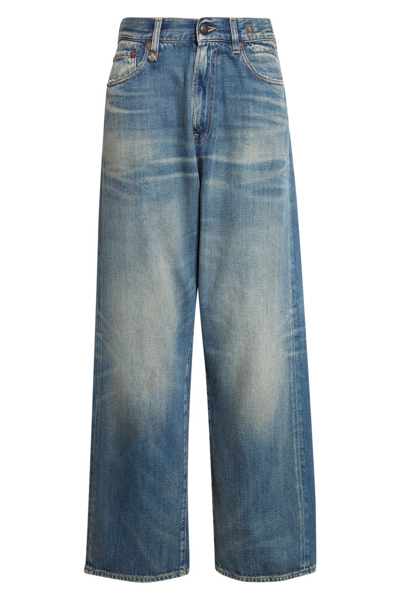 Venti Baggy Wide Leg Jeans, Alternate, color, BLEEKER INDIGO