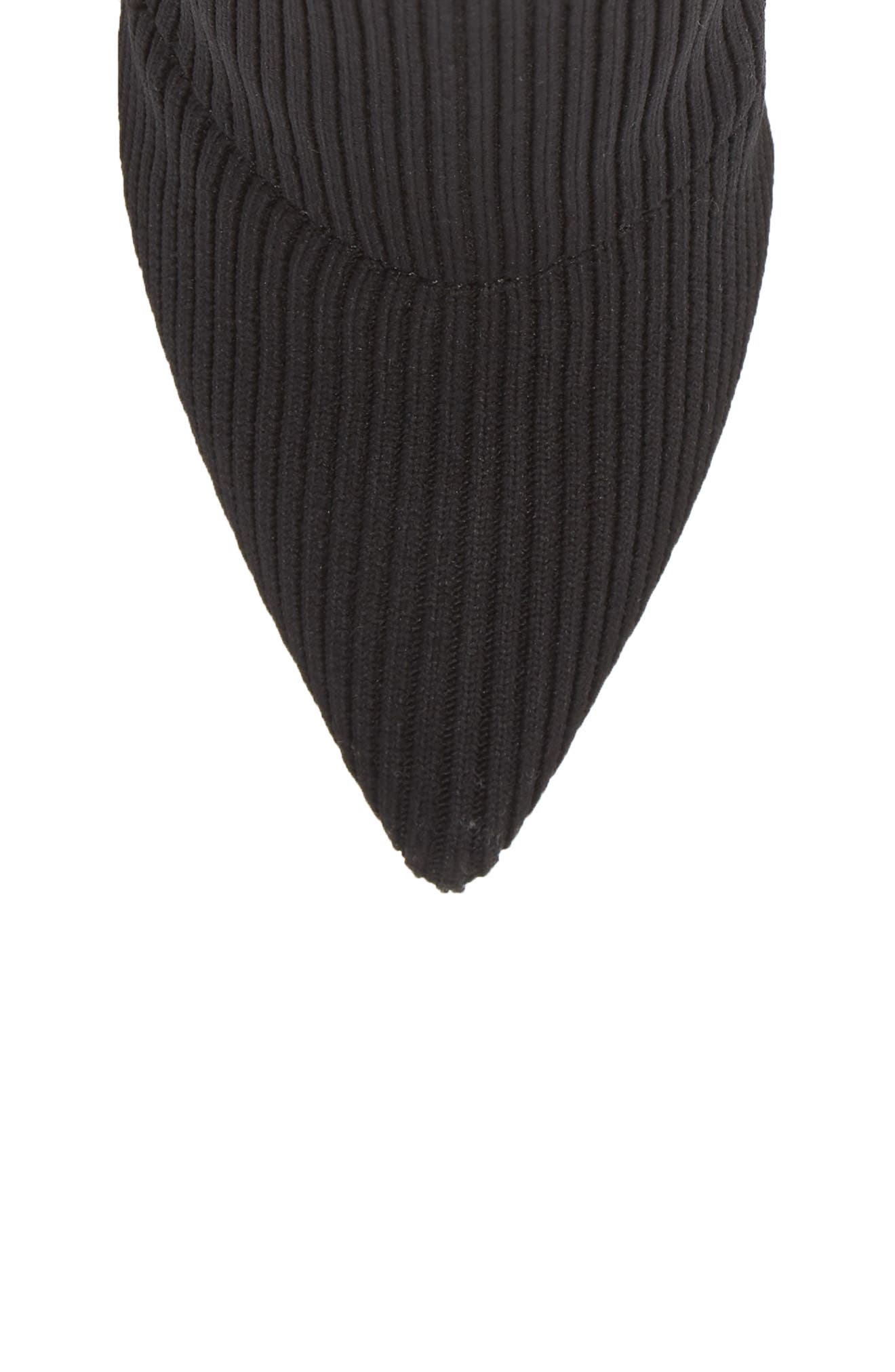Steve Madden Dianne Ribbed Knit Bootie, Alternate, color, 