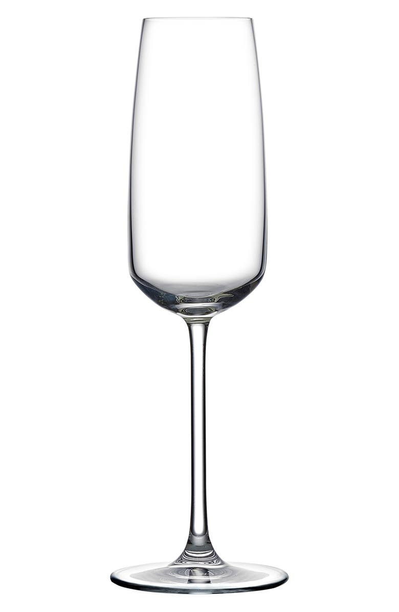 NUDE Mirage Set of 2 Champagne Glasses, Main, color, 