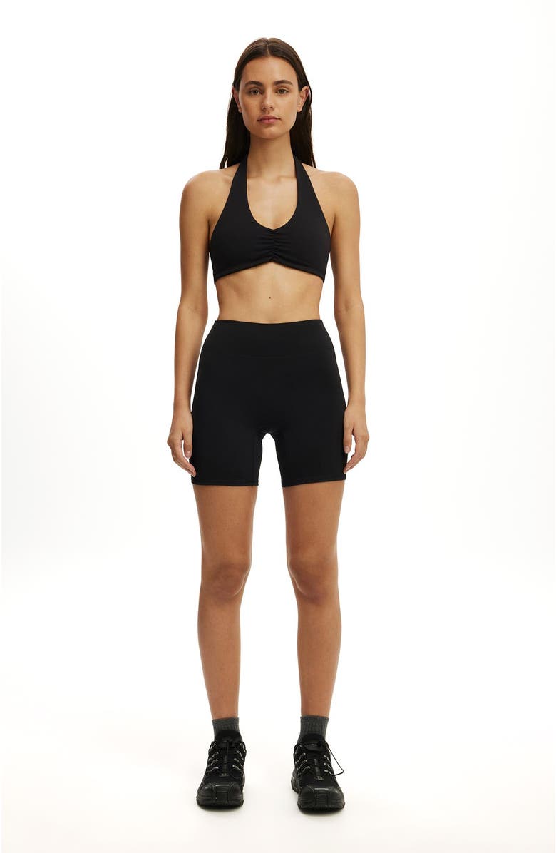 COTTON ON BODY Women's Active Ultra Soft Contour Bike Short, Alternate, color, Black