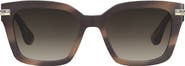 Stuart Weitzman 54mm Gradient Polarized Square Sunglasses