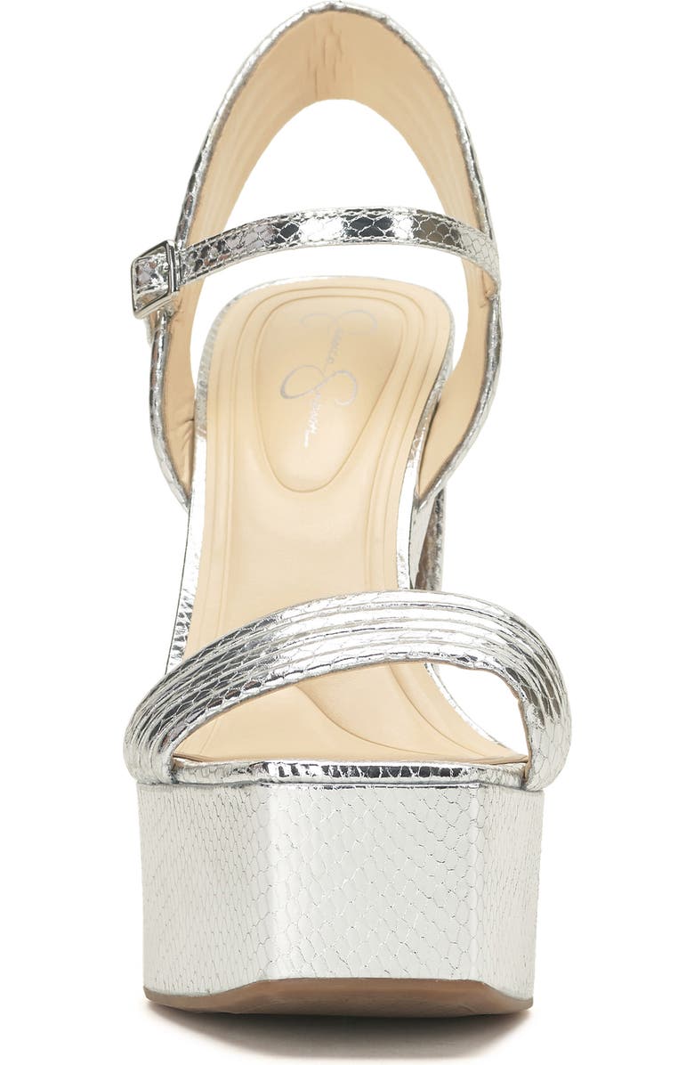 Jessica Simpson Bautista Metallic Platform Sandal, Alternate, color,