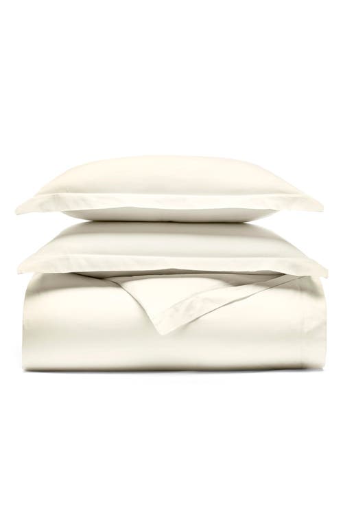 BOLL & BRANCH BOLL & BRANCH PERCALE HEMMED 300 THREAD COUNT DUVET COVER & SHAMS SET