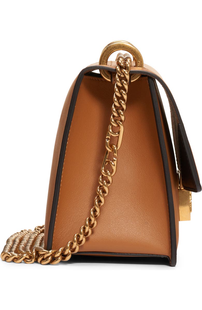 Fendi Small Kan U Leather Shoulder Bag, Alternate, color,