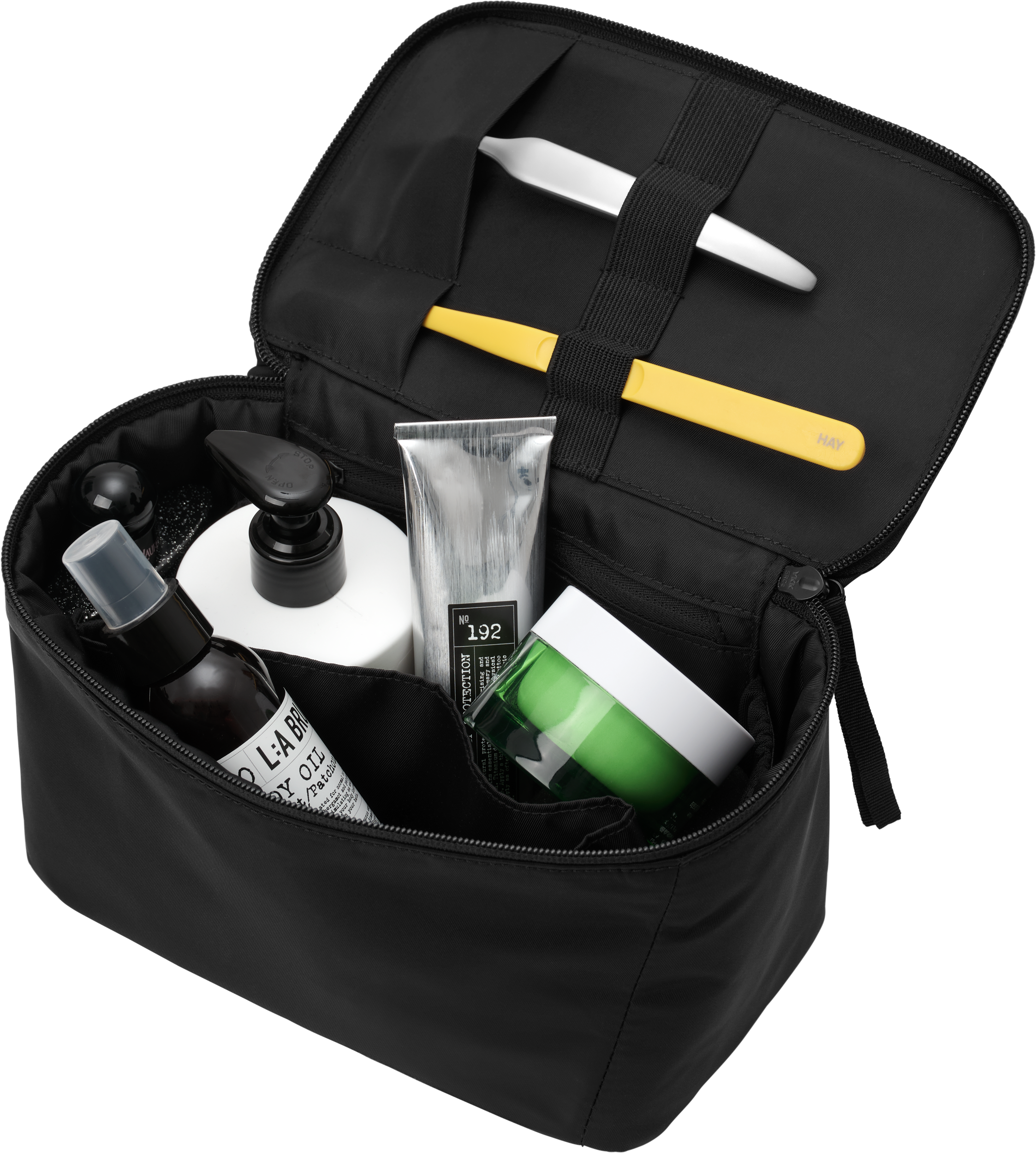 D_b_ Essential Wash Bag, Alternate, color, Black Out