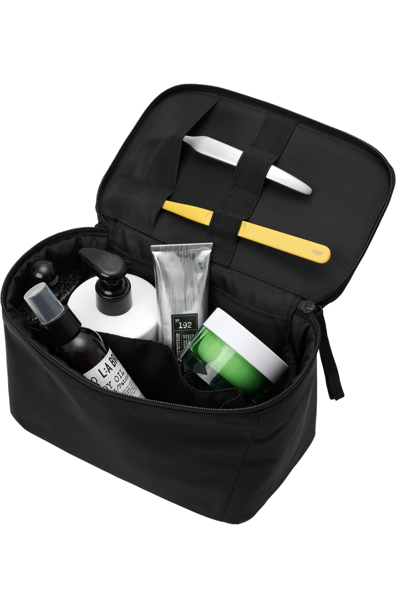 D_b_ Essential Wash Bag, Alternate, color, Black Out