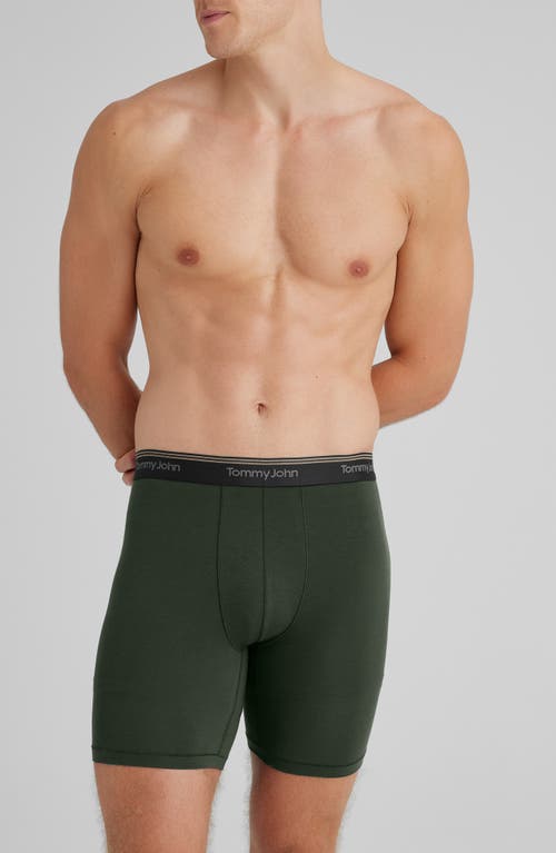 Tommy John 3-pack Ultra Soft Flex Boxer Briefs In Green