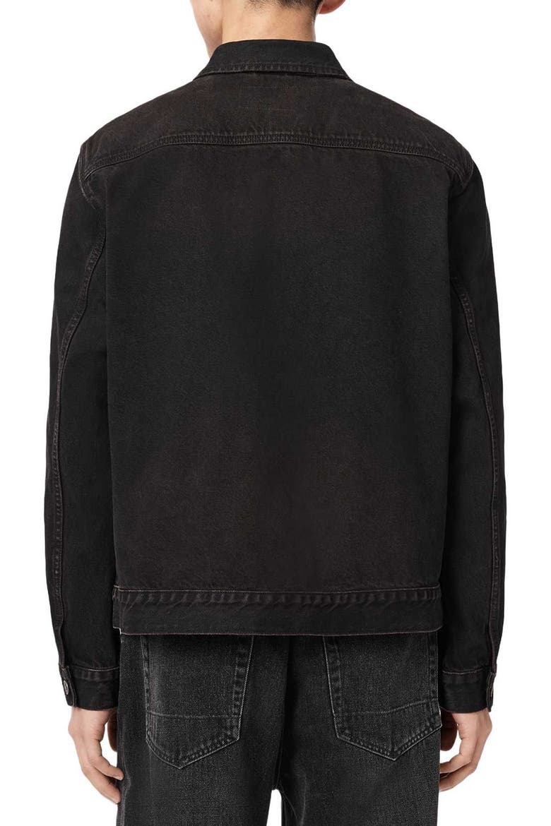Roth Denim Jacket, Alternate, color, OVERDYED BROWN