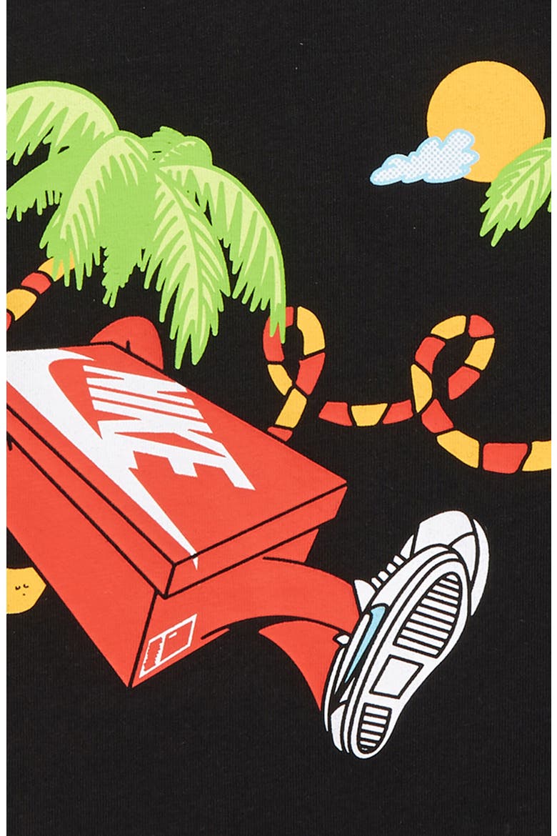 Kids' Ermsy Shoe Box Graphic Tee, Alternate, color, BLACK
