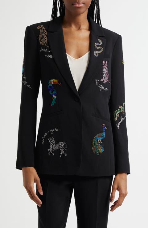 Karlie Bead Detail Blazer