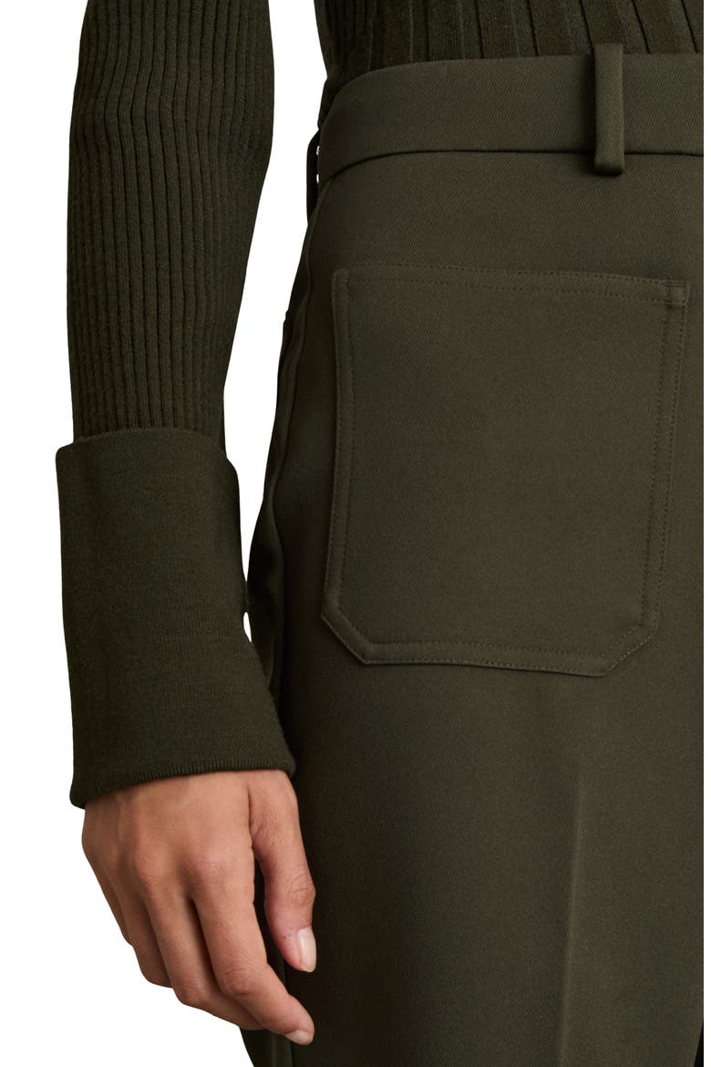 Priya Flared Pants, Alternate, color, GREEN