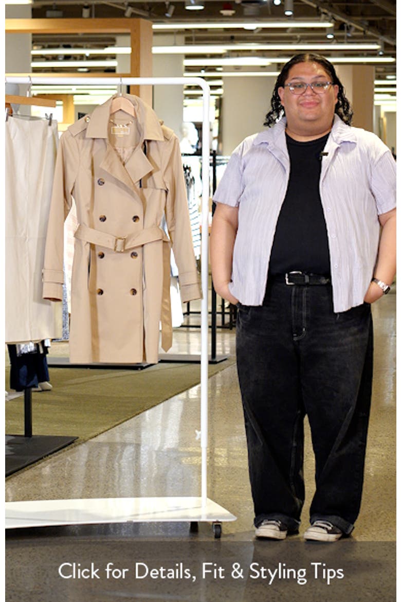 Classic Double Breasted Hooded Trench Coat video