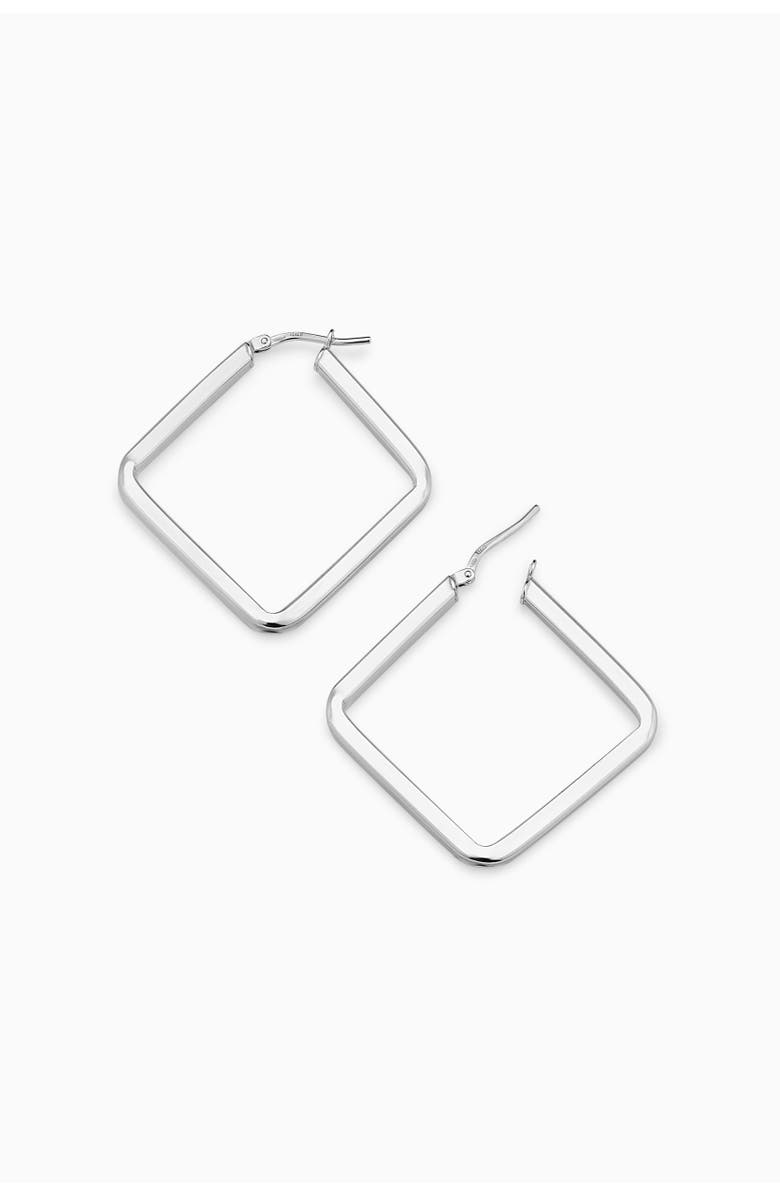 Oradina 14K Gold Quad Hoops, Alternate, color, Silver