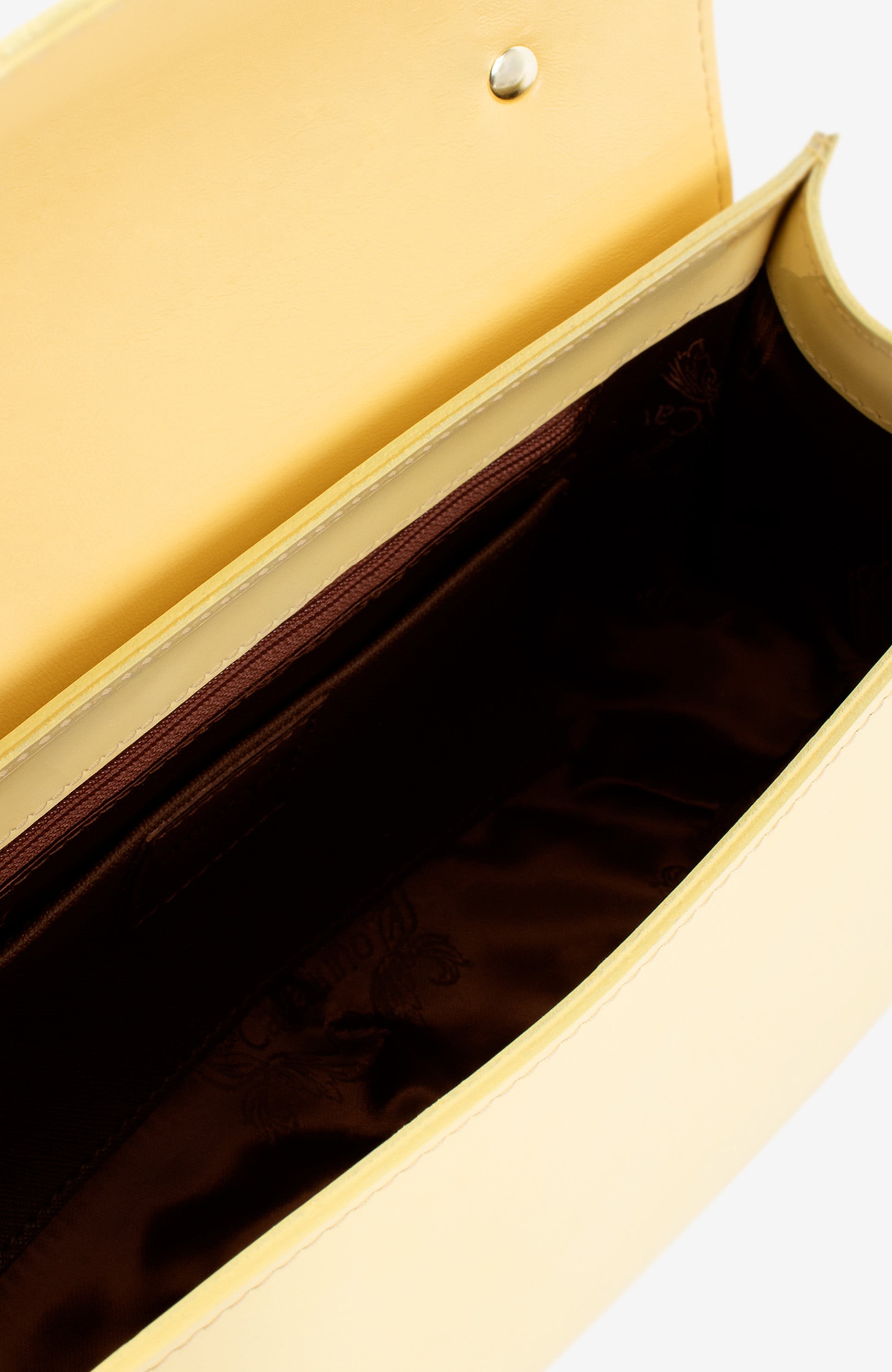Iconic By Cavalinho 647 Patent Leather Handbag, Alternate, color, Yellow