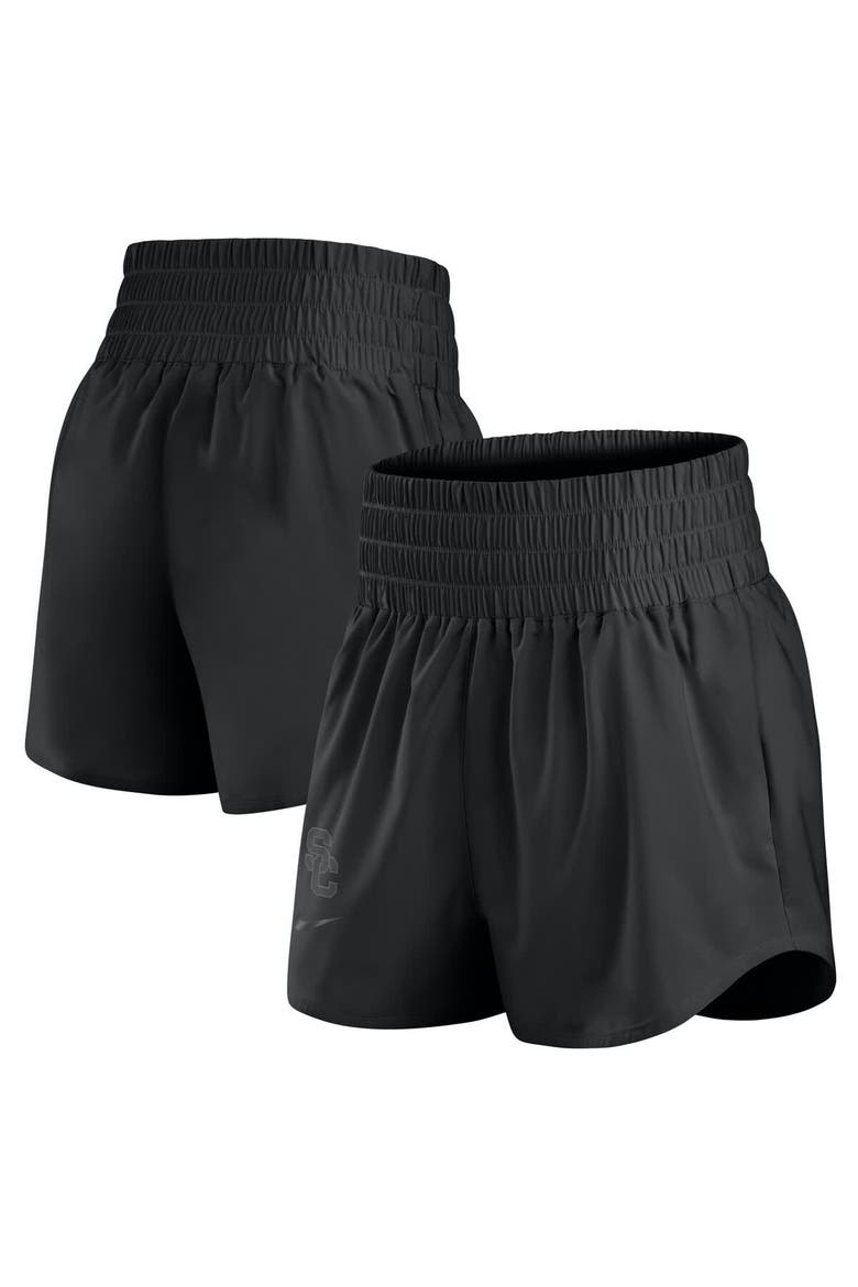 Women's Nike Black USC Trojans Performance One High-Rise Shorts, Main, color, Black