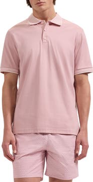 Bugatchi Tipped Pima Cotton Piqué Polo