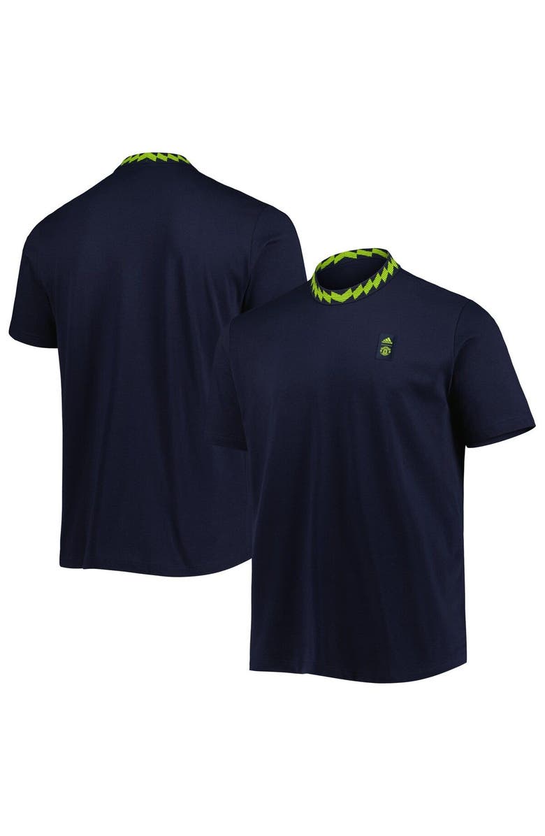 adidas Men's adidas Navy Manchester United Lifestyle T-Shirt, Main, color, Navy