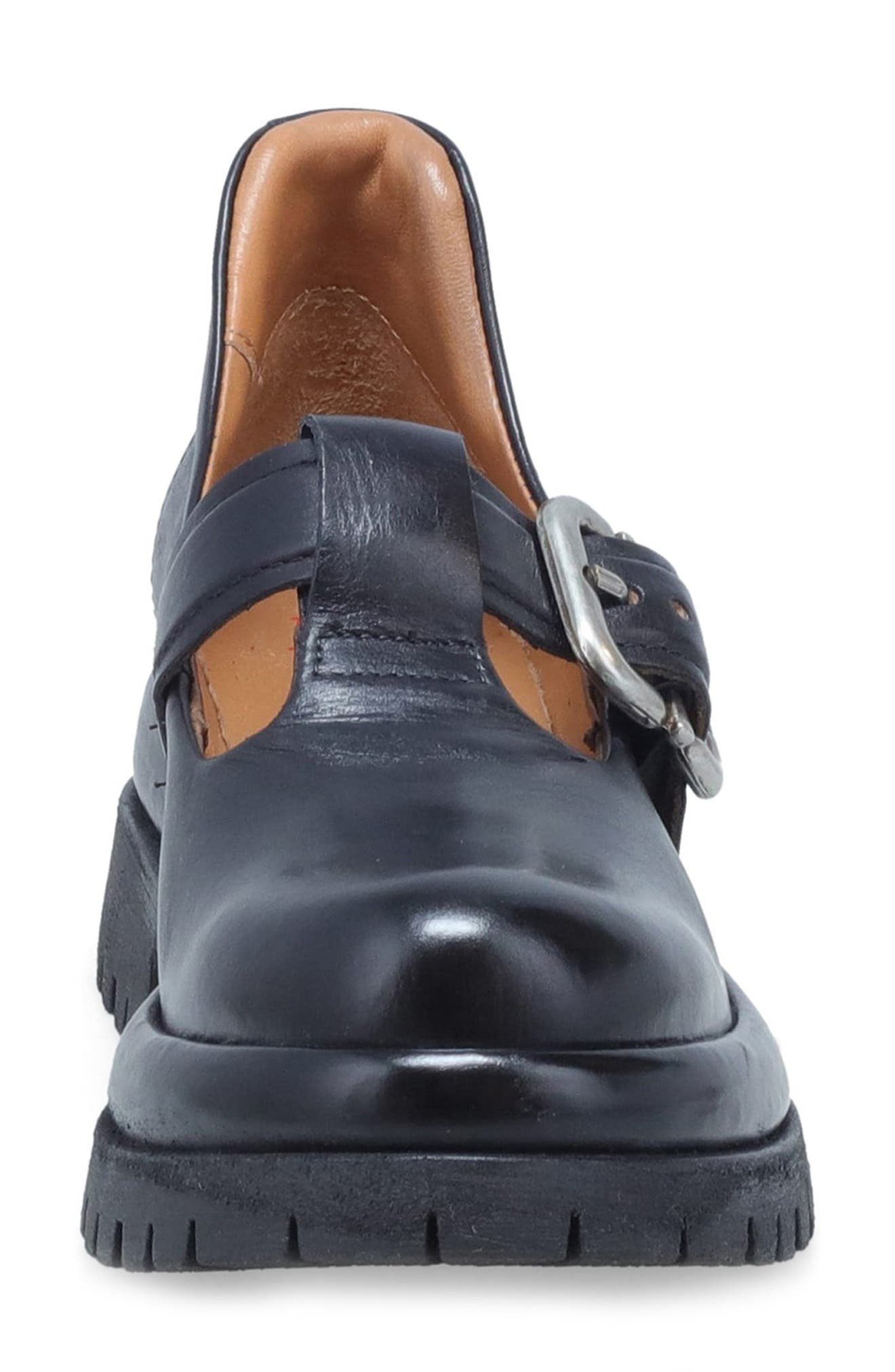 A.S.98 Dax Lug Sole Pump, Alternate, color, Black