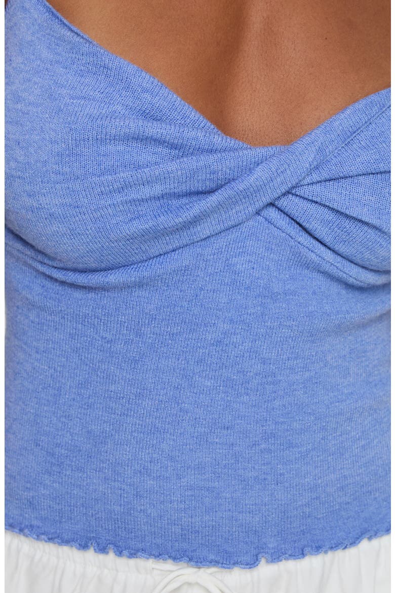 Dalma Twist Tank, Alternate, color, BLUE