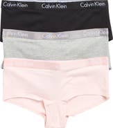 Calvin Klein Motive Cotton Boyshorts - Pack of 3