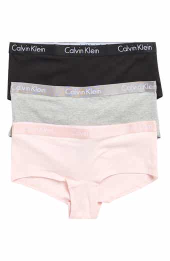 Calvin Klein Motive Cotton Boyshorts - Pack of 3