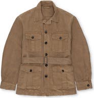 Fortela Clint Linen Sahariana Jacket