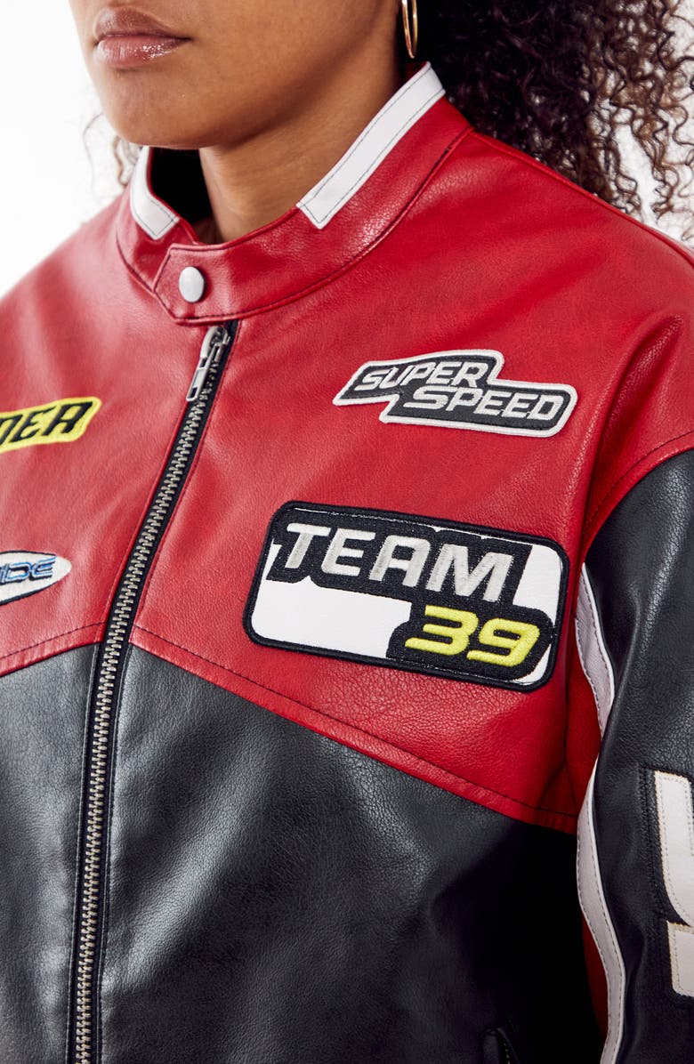 Iets Frans Oversize Moto Jacket, Alternate, color,