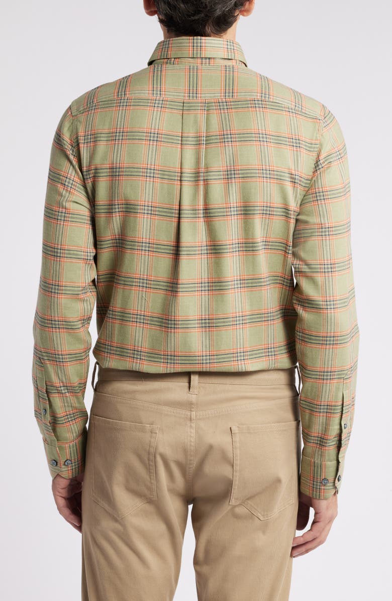 Scott Barber Bold Plaid Lightweight Flannel Button-Down Shirt, Alternate, color, 