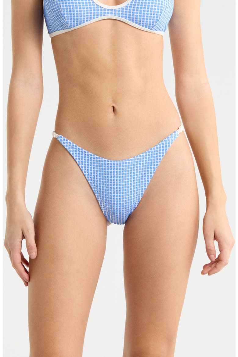 Poolside Hi Leg Skimpy Bikini Bottoms, Main, color, BLUE